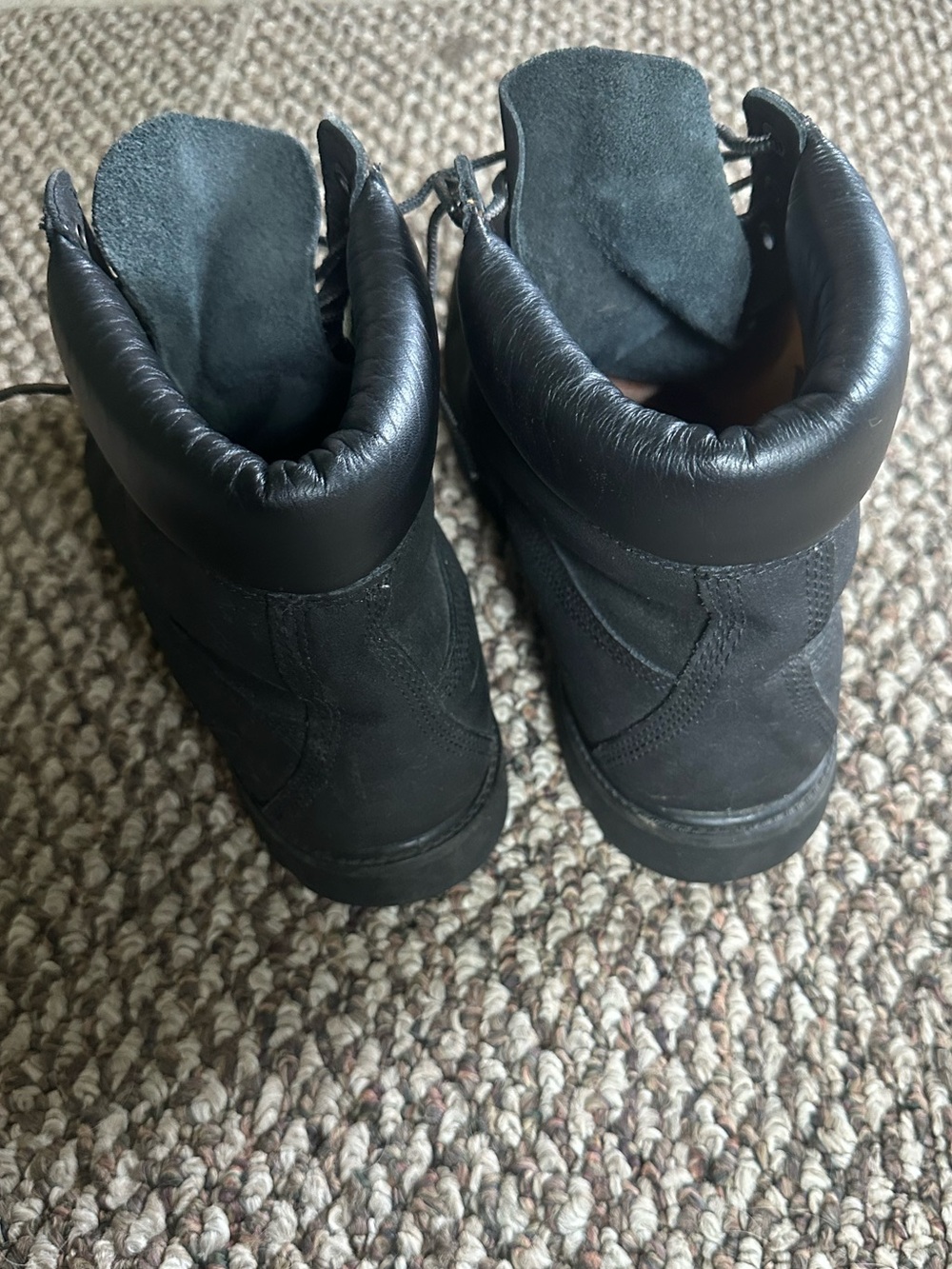 Mens Timberland Classic Boots Black Sz 11 - Picture 4 of 8